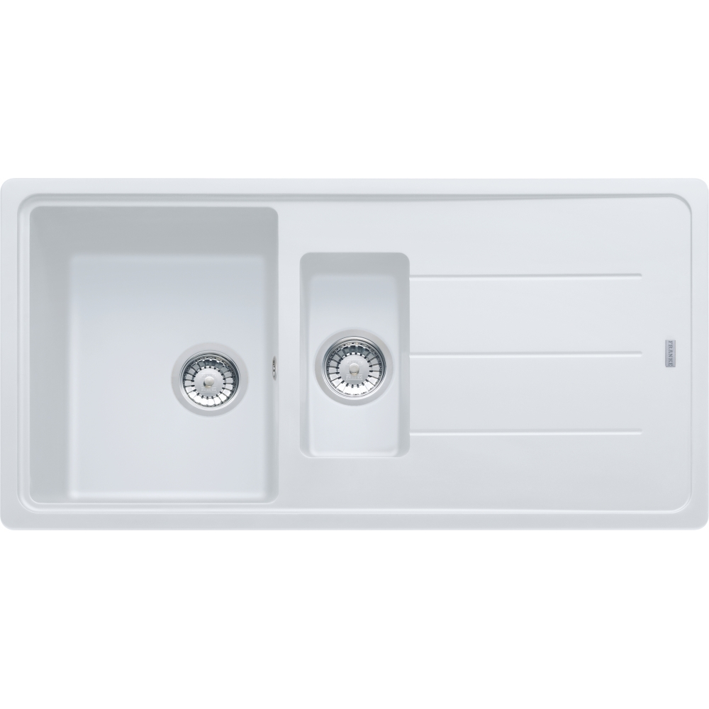 Franke - Basis Inset Sink 1.5 Bowl Polar White - 114.0253.259